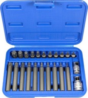 Bity, 23 ks, Torx T10-T50 s otvorom Condor