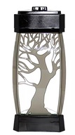 Sviečka Tree Tree Triangle Black Gloss Výška 32 cm pre Cemetery Glass LG15