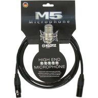 Mikrofónny kábel Klotz M5FM03 3m xlr-xlr