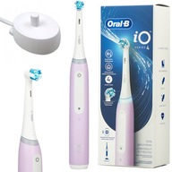 Magnetická elektrická zubná kefka Oral-B iO Series 4, fialová Rose