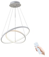 LED ZÁVESNÁ LAMPA 2 RINGOVÉ STROPNÝ luster 50W