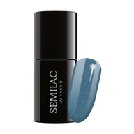 slay SEMILAC hybridný lak 324 Sea Blue Shimmer