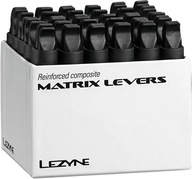 LEZYNE MATRIX LEVER Páčky na pneumatiky, čierne, 2 ks