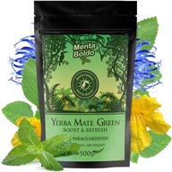 Yerba Mate Zelená Menta Boldo 500g 0,5kg Despalada