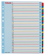 Kartónové prepážky 1-31 Esselte MAXI A4