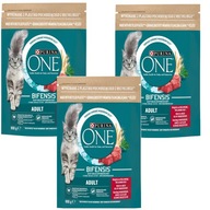 Purina One Dry Cat Food Hovädzie mäso ADULT 2,4 kg