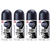 NIVEA Antiperspirant MEN Black&White 4x50ML