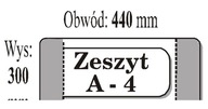 A4 OBÁLKA NA ZOŠIT (50KS) IKS (ŠKOLA)