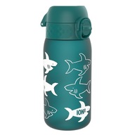 ION8 - fľaša na vodu, detská fľaša, 350 ml - SHARKS sharks blue