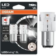 Osram LED žiarovka P21/5W RED RED STOP