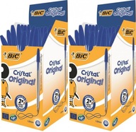 Bic Cristal guľôčkové pero 1mm modré x 100 ks