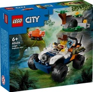 LEGO CITY Štvorkolka na prieskum džungle s červenou Pandou 60424