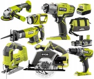 RYOBI COMBO SET 7 NÁRADIA 18V 2xAKUMULÁTOR + taška