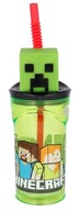 HRNČEK SO SLAMIOU MINECRAFT CREEPER 360ml