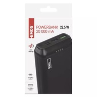 Powerbanka EMOS ALPHAQ2 20 000 mAh 22,5 W B0528B