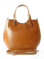 Veľká talianska taška Zarka Silver Camel Shopper