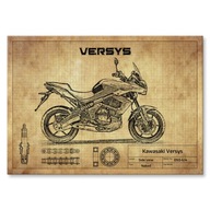 Kawasaki Versys Gift L kovový plagát