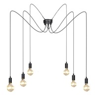 LUSTROVÁ LAMPA KOVOVÁ SPIDER SPIDER LOFT 1-16 RAM 5m