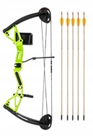 Poe Lang Buster Emerald Compound Bow + ŠÍPY