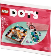 Podnos so zvieratkami a štítok na tašku LEGO Dots