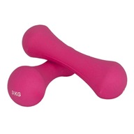 Neoprénové činky fitness set 2x3 kg