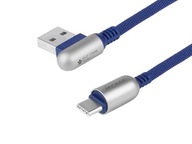 USB nabíjací kábel (uhlový) 120 cm MAYWAY