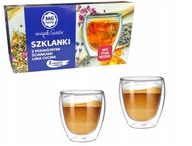 Poháre bez rúčky MG Home Cucina 2x250ml