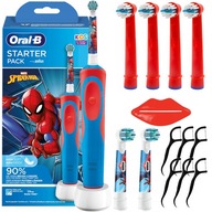 ŠTARTOVACÍ BAL ORAL-B ELEKTRICKÁ ZUBNÁ KEFKA SPIDER-MAN + RADY A PRÍSLUŠENSTVO