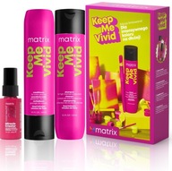 Matrix Keep Me Vivid Set šampón na farbené vlasy, kondicionér + ZDARMA