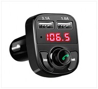 O0X07 BLUETOOTH TRANSMITER FM MP3 SD NABÍJAČKA 2XUSB 89069