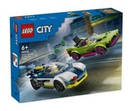 LEGO City 60415 Policajné auto naháňa svalové auto