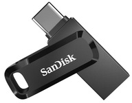 RÝCHLE ZNAČKOVÉ PENDRIVE S USB-C OTG A USB-A 128GB SANDISK OTOČNÝ VRCHOL