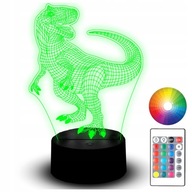 LED NOČNÁ LAMPA DINOSAUR T-REX JURASSIC WORLD 3D