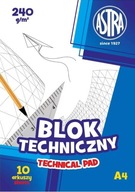 TECHNICKÝ BLOK A4/10K 240g - 10 kusov ASTRA