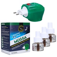 MUGGA ELEKTROFUMIGÁTOR + 3 NÁPLNE 45 NOCÍ - 35 ml