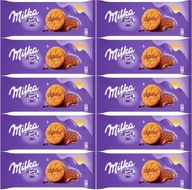 Milka Choco obilné sušienky s ovsenými vločkami x10