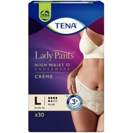 TENA Lady Pants Plus Crème naťahovacie plienkové nohavičky pre ženy béžové L 30 ks.