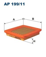 Vzduchový filter Filtron AP 199/11 DEUTZ FAHR