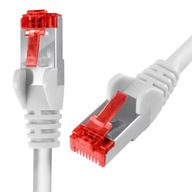 RJ45 CAT 6 S/FTP kábel AWG27 LSZH biely 15m