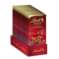 Lindt sada mliečnych čokolád s Kirsch 12x100g