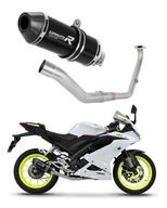 YZF R125 2021 - 2022 kompletný systémový tlmič výfuku HP3 BLACK