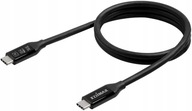 Kábel USB4/Thunderbolt 3 Edimax UC4-010TB V2 1m USB-C na USB-C čierny