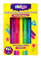 Strigo Neon gélové pastelky v tyčinkách, 5 farieb