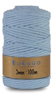 Spletená struna PRE MACRAME BLUE 100m 5mm