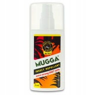 MUGGA 75ml repelent proti hmyzu, komárom, kliešťom Mugga DEET 50% muga SPRAY