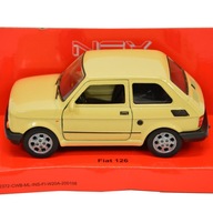 MODEL WELLY 1:34 FIAT 126p MALUCH KASZLAK KRÉM