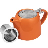 Infuser Čajová kanvica Keramická čajová kanvica Orange Kanvica 550 ml