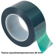 Vysokoteplotná polyesterová páska 40 mm/66 MB