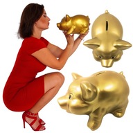 Gold Piggy Bank Big na darček pre deti