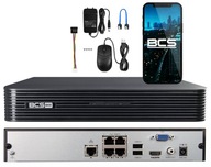 BCS-B-NVR0401-4P IP rekordér pre 4x PoE kamery